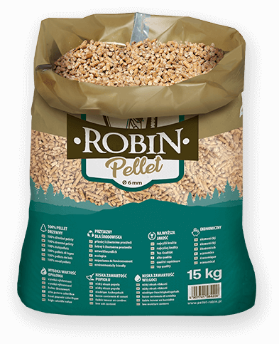 worek pelletu opałowego Robin do kupienia w Baranowie Sandomierskim lub sklepie internetowym